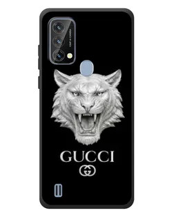 Чохол для Blackview A50 з картинкою «Gucci — срібний лев»