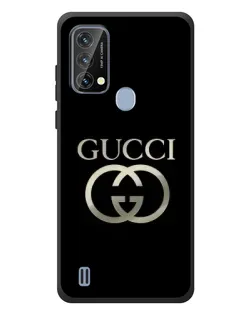Чохол для Blackview A50 з картинкою «Gucci — золото на чорному»