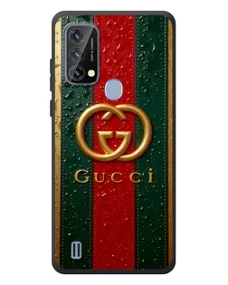 Чохол для Blackview A50 з картинкою «Gucci — фірмова смуга та золото»