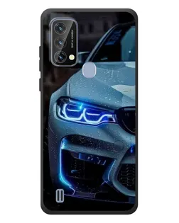 Чохол для Blackview A50 з картинкою «Погляд BMW з синіми фарами»