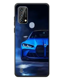 Чохол для Blackview A50 з картинкою «Блакитна BMW M4»