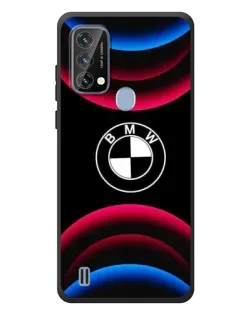 Чохол для Blackview A50 з картинкою «Логотип BMW та неонові дуги»