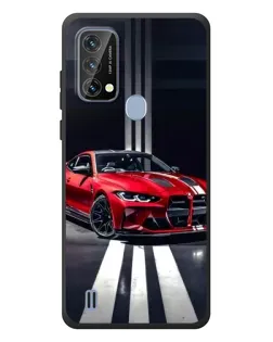 Чохол для Blackview A50 з картинкою «Червона BMW на дорозі»