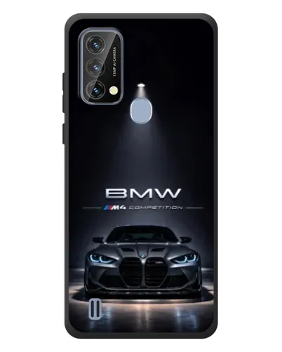 Чехол для Blackview A50 с картинкой «BMW сквозь ночной город» Чехол для Blackview A50 с картинкой «BMW сквозь ночной город»