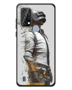 Чохол для Blackview A50 з картинкою «PUBG — боєць у пилу»
