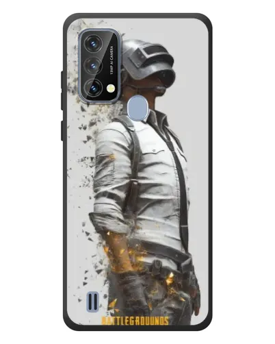 Чохол для Blackview A50 з картинкою «PUBG — боєць у пилу»