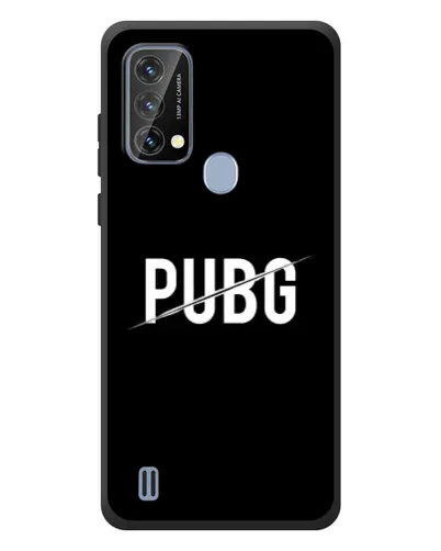 Чохол для Blackview A50 з картинкою «PUBG — білий логотип»