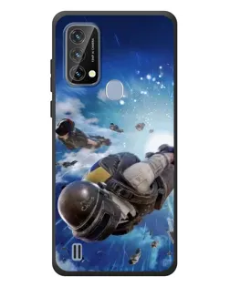 Чохол для Blackview A50 з картинкою «Десант PUBG — стрибок»