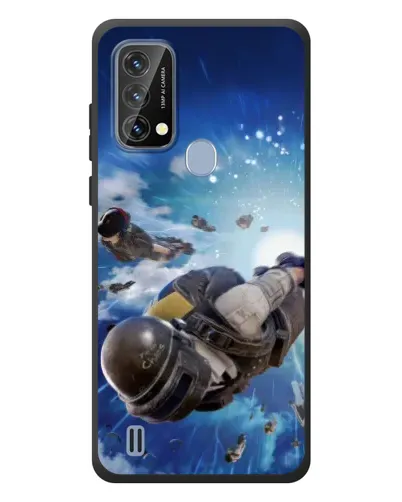 Чохол для Blackview A50 з картинкою «Десант PUBG — стрибок»
