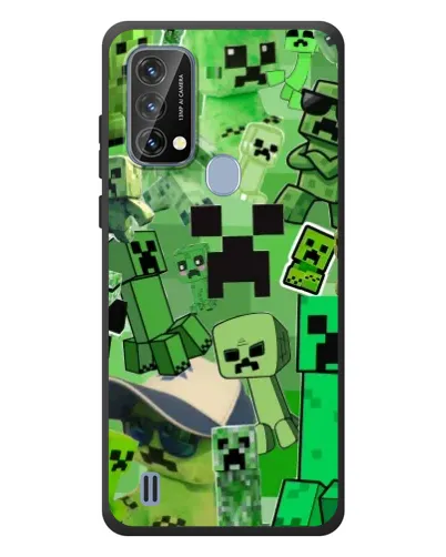 Чехол для Blackview A50 с картинкой «Криперы Minecraft»