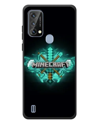 Чехол для Blackview A50 с картинкой «Minecraft Diamond лого»