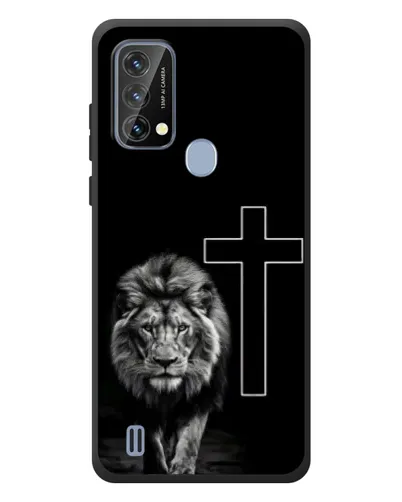 Чохол для Blackview A50 з картинкою «Лев та Хрест»