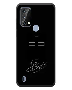 Чохол для Blackview A50 з картинкою «Графічний хрест Jesus»