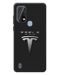 Чохол для Blackview A50 з картинкою «Сталевий логотип Tesla»