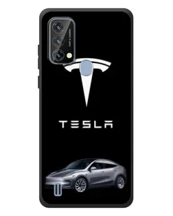 Чохол для Blackview A50 з картинкою «Tesla Model Y»