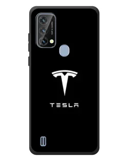 Чохол для Blackview A50 з картинкою «Tesla White Logo»