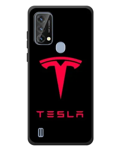 Чохол для Blackview A50 з картинкою «Tesla Red Logo»