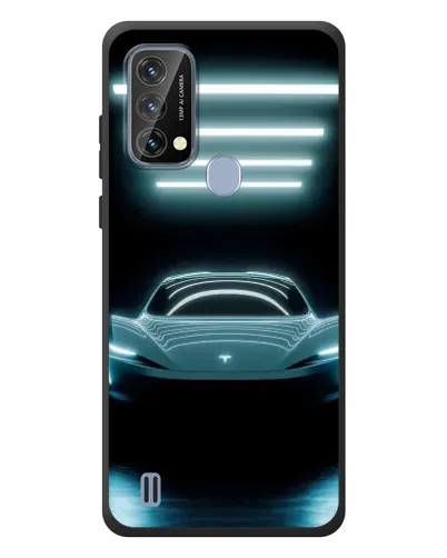 Чохол для Blackview A50 з картинкою «Tesla в неоні»