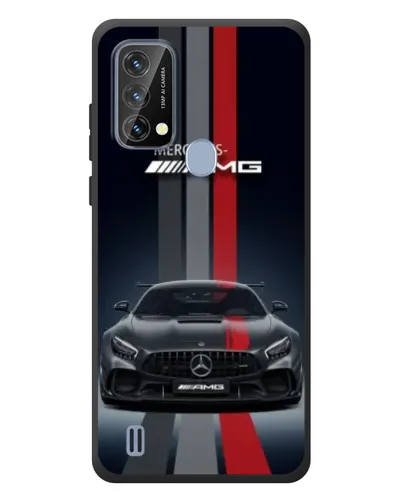 Чохол для Blackview A50 з картинкою «Mercedes — білий карбон»