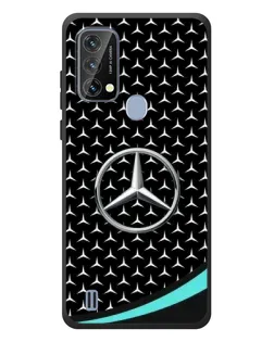 Чохол для Blackview A50 з картинкою «Mercedes — бірюзовий акцент»