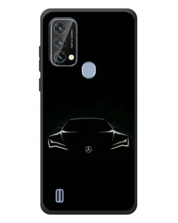 Чохол для Blackview A50 з картинкою «Mercedes — силует авто»