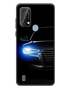 Чохол для Blackview A50 з картинкою «Неоновий погляд Audi»