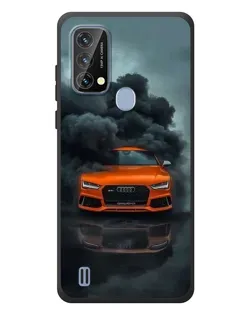 Чохол для Blackview A50 з картинкою «Audi у хмарах диму»
