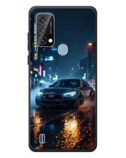 Чохол для Blackview A50 з картинкою «Нічне місто та Audi»