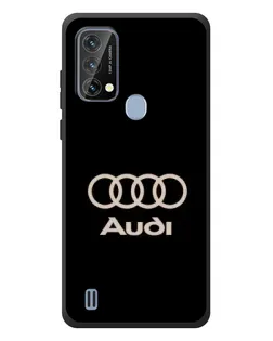 Чохол для Blackview A50 з картинкою «Audi — золотий логотип»