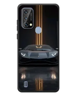 Чохол для Blackview A50 з картинкою «Lamborghini золоті лінії»