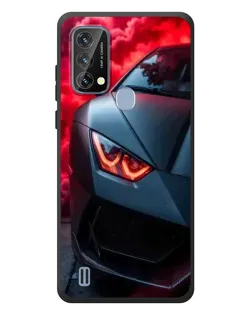 Чохол для Blackview A50 з картинкою «Lamborghini червоне сяйво»