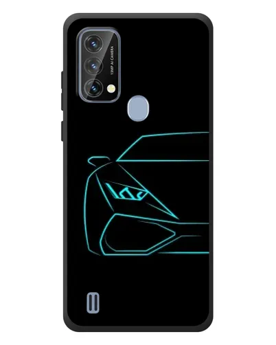 Чохол для Blackview A50 з картинкою «Блакитний силует Lamborghini» Чохол для Blackview A50 з картинкою «Блакитний силует Lamborghini»
