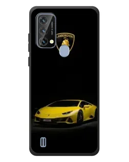 Чохол для Blackview A50 з картинкою «Lamborghini жовтий акцент»