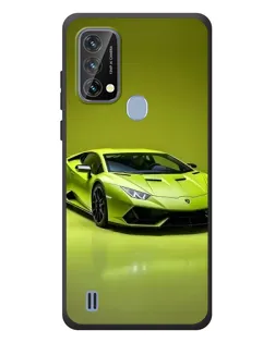Чохол для Blackview A50 з картинкою «Салатовий Lamborghini Huracan»