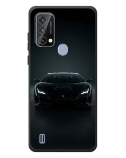 Чохол для Blackview A50 з картинкою «Чорний Lamborghini Aventador»
