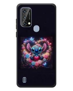 Чехол для Blackview A50 с картинкой «Stitch в цветах» Чехол для Blackview A50 с картинкой «Stitch в цветах»
