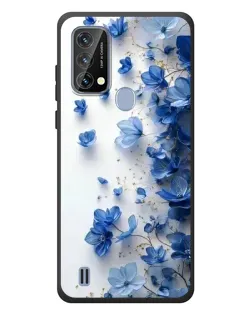Чохол для Blackview A50 з картинкою «Блакитний квітковий каскад»