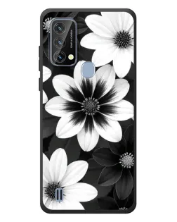 Чохол для Blackview A50 з картинкою «Монохромні айстри»