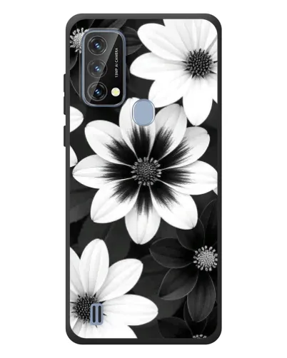 Чохол для Blackview A50 з картинкою «Монохромні айстри»