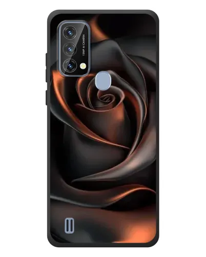 Чохол для Blackview A50 з картинкою «Шовкова чорна троянда»