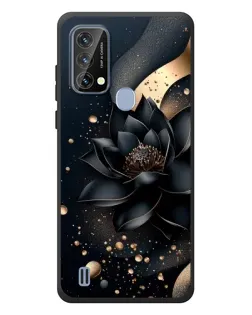 Чохол для Blackview A50 з картинкою «Чорний лотос»