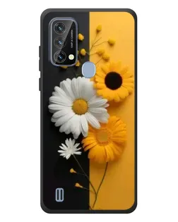 Чохол для Blackview A50 з картинкою «Соняшник та ромашка»