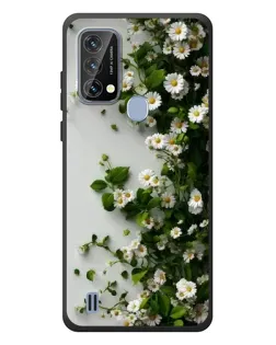 Чохол для Blackview A50 з картинкою «Гілка дрібних білих квітів»