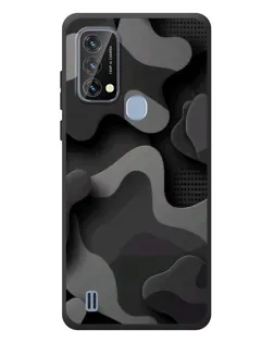 Чохол для Blackview A50 з картинкою «Темний абстрактний камуфляж»
