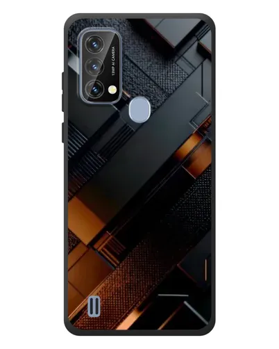Чохол для Blackview A50 з картинкою «Чорні геометричні блоки» Чохол для Blackview A50 з картинкою «Чорні геометричні блоки»