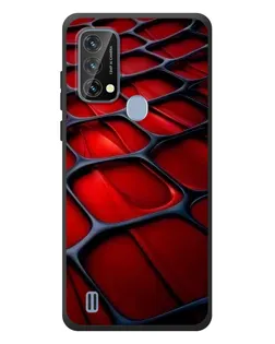 Чохол для Blackview A50 з картинкою «Червона глянцева сітка»