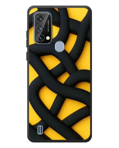 Чохол для Blackview A50 з картинкою «Чорне жовте переплетення» Чохол для Blackview A50 з картинкою «Чорне жовте переплетення»