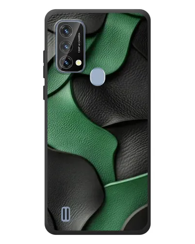 Чохол для Blackview A50 з картинкою «Зелені шкіряні хвилі» Чохол для Blackview A50 з картинкою «Зелені шкіряні хвилі»