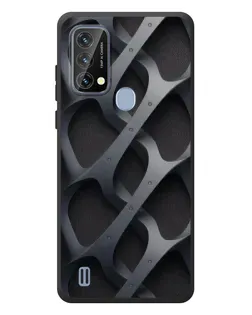 Чохол для Blackview A50 з картинкою «Об'ємне сіре плетіння»