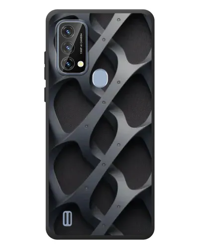 Чохол для Blackview A50 з картинкою «Об'ємне сіре плетіння» Чохол для Blackview A50 з картинкою «Об'ємне сіре плетіння»